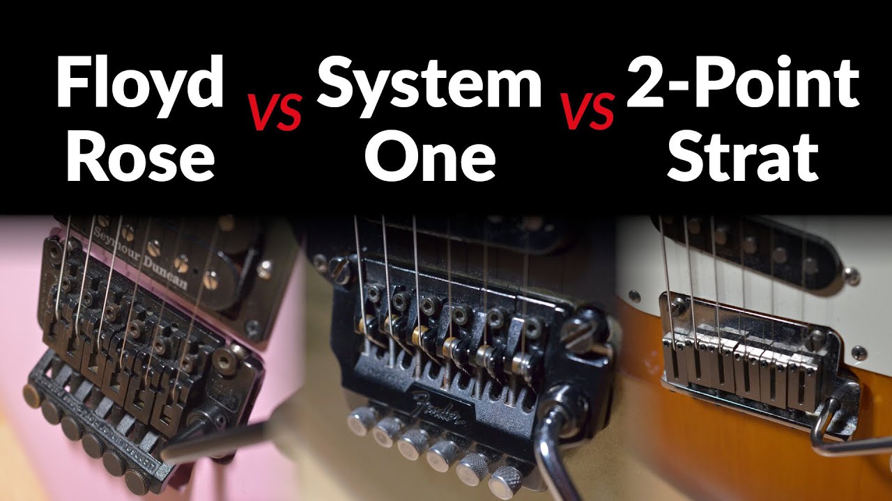 Fender System One vs Floyd Rose vs Modern Strat: Which stays in tune better?