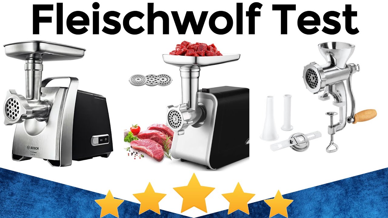 Fleischwolf Test 2025 ✔️ Beste Fleischwölfe präsentiert