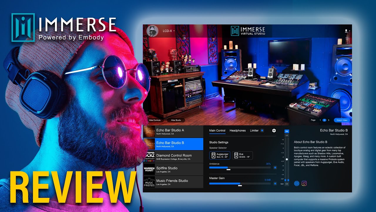 Embody Immerse Virtual Studio 1.2.0 - How realistic does it sound?