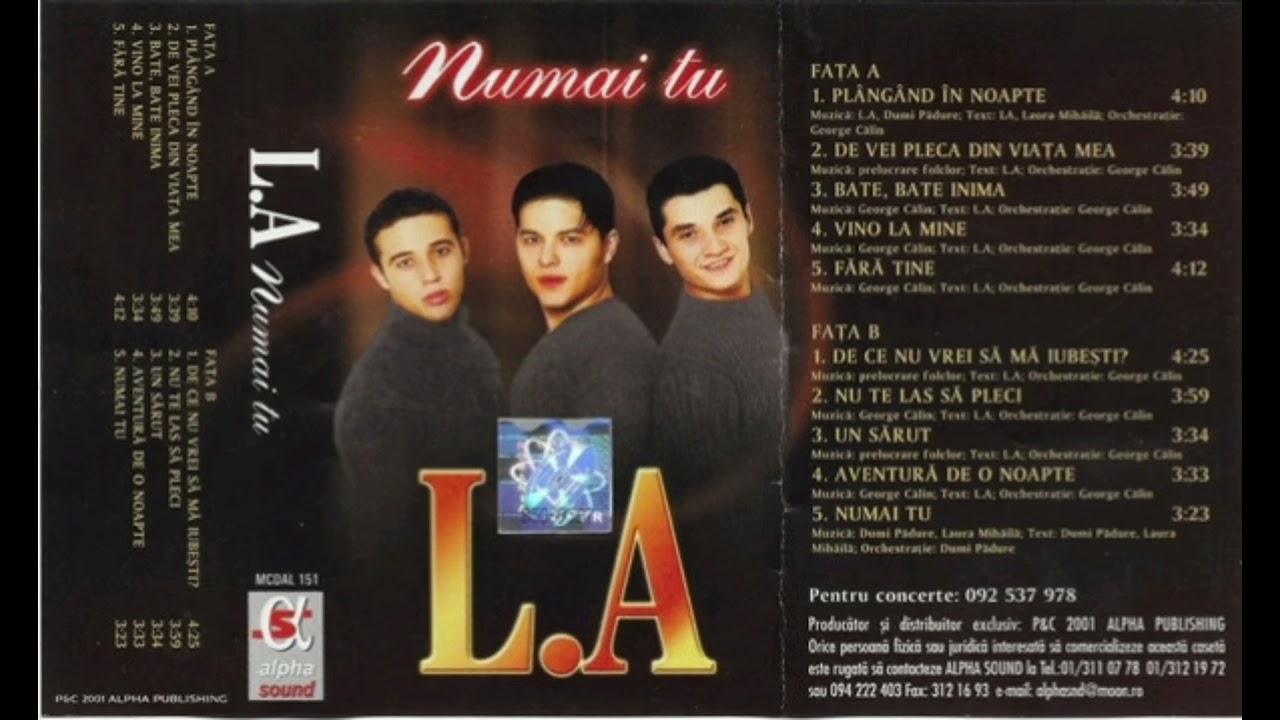 L.A - Numai tu (2001)