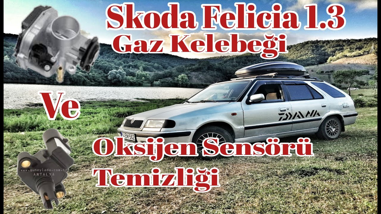 Skoda Felicia 1.3 GLX-İ Gaz Kelebeği ve Oksijen Sensörü Temizliği