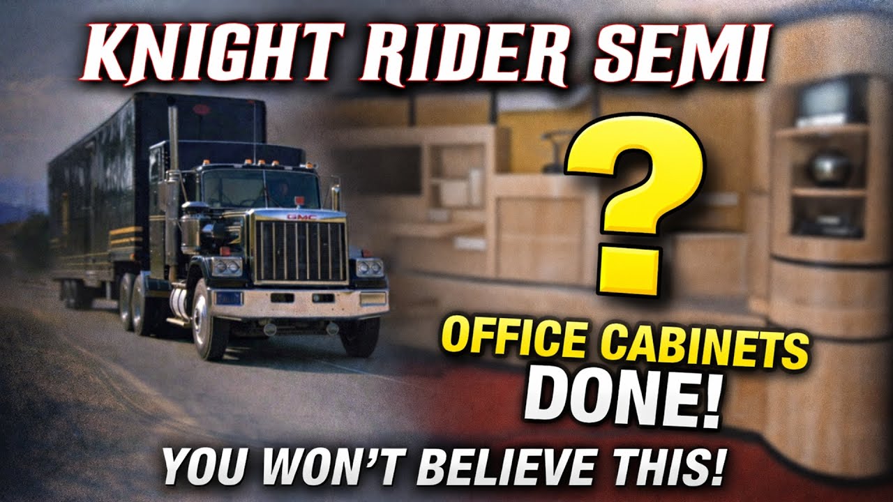 Screen Used Knight Rider Semi's Office Cabinets are DONE! + Help us Find More Set Decor!