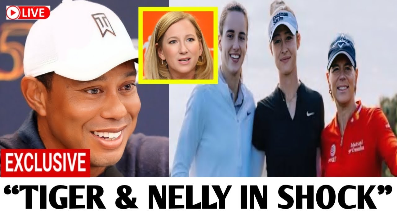 “Caitlin Clark STUNS Tiger Woods & Nelly Korda — ‘She’s NOT Normal!’”