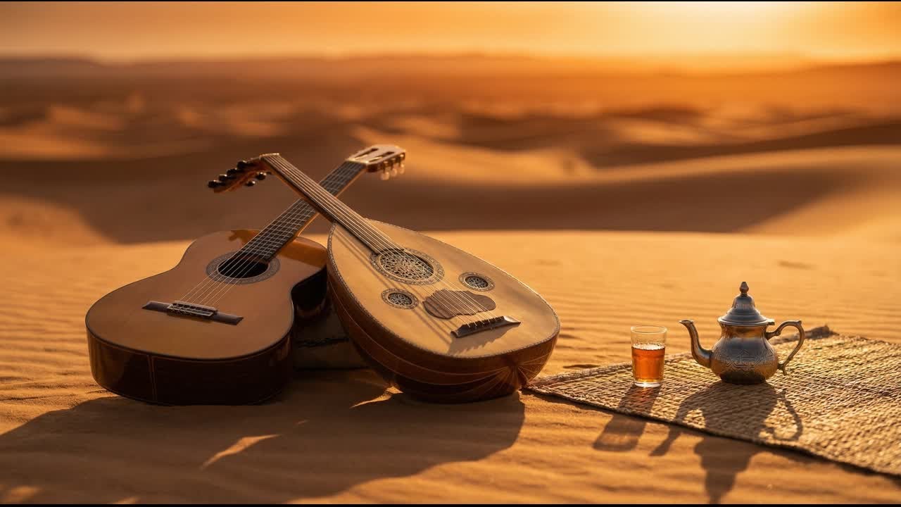 Oud & Flamenco Guitar – Tranquil Andalusian Fusion Instrumental