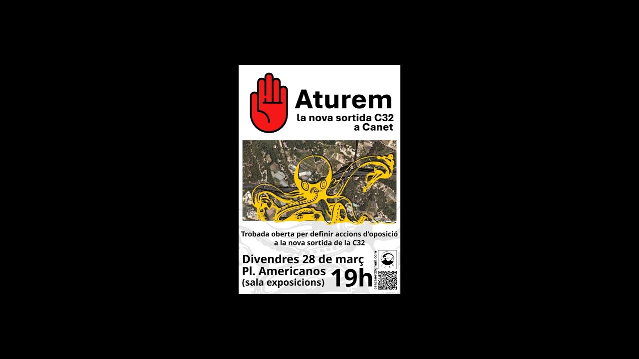 REUNIÓ DE TREBALL DE LA CEAC ATUREM LA SORTIDA DE LA C-32 SALA D´EXPOSICIONS PLAÇA DELS AMERICANOS