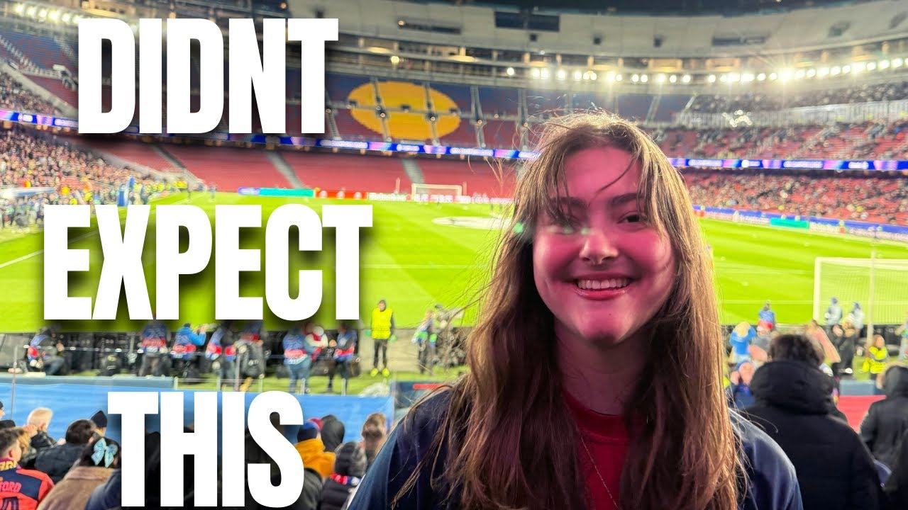 I went to Barcelona for a football match (First time)
