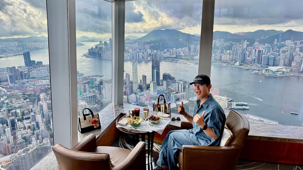 🥐香港麗思卡爾頓酒店行政酒廊享用早餐 Breakfast in the Club Lounge at The Ritz-Carlton, Hong Kong 香港飯店行政貴賓廳一鏡到底開箱