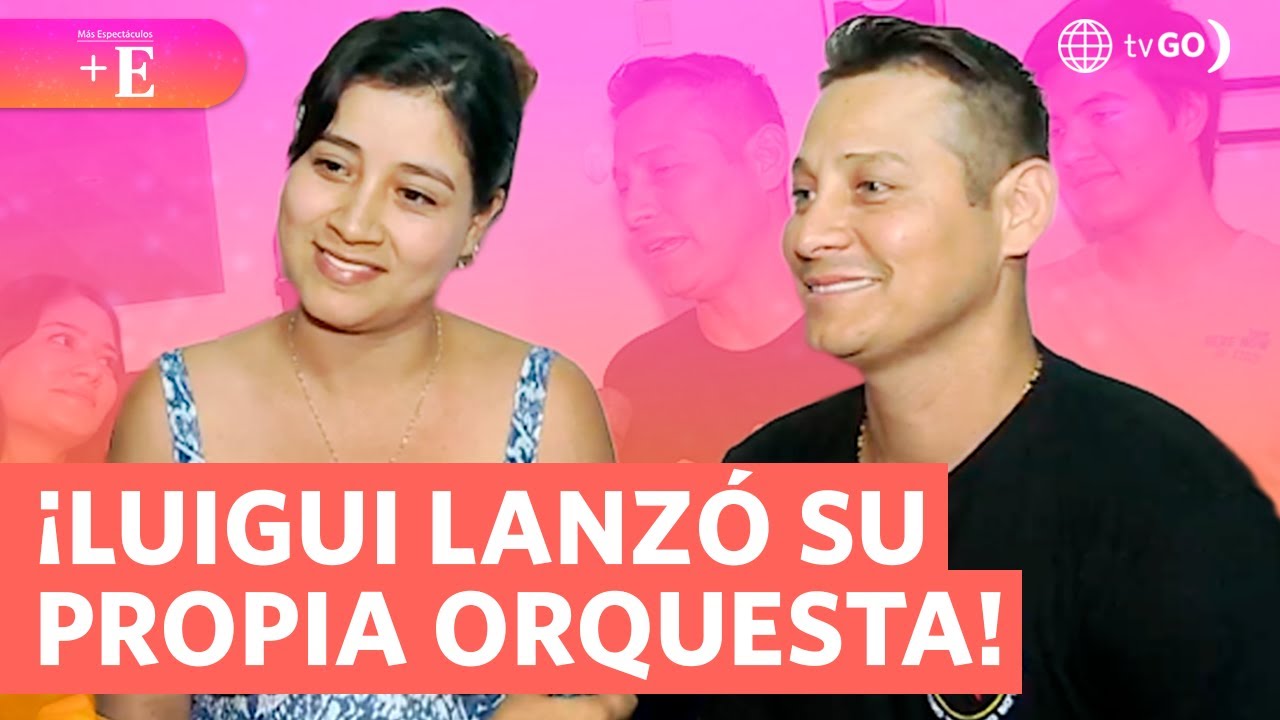 Luigui Carbajal presentó a su esposa y a su orquesta 