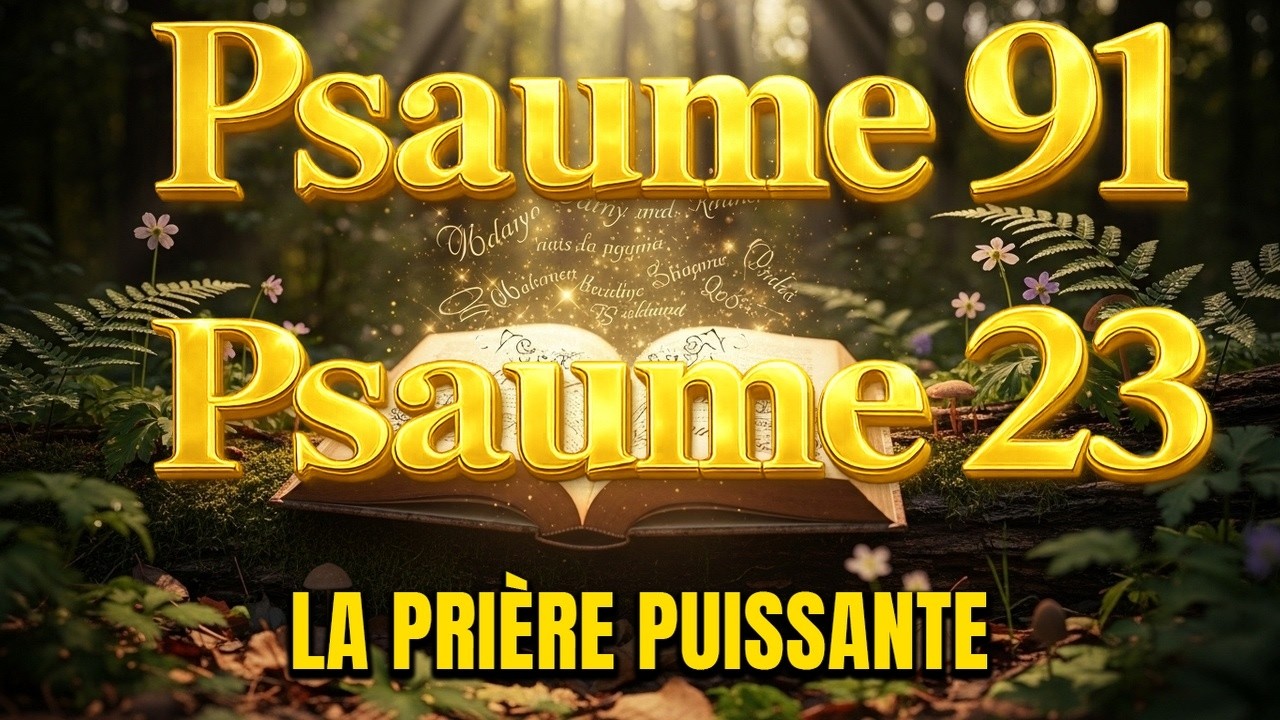PRIÈRE DU JOUR 16 MARS – PSAUME 91 et PSAUME 23–Les deux PRIÈRES LES PLUS PUISSANTES de la BIBLE