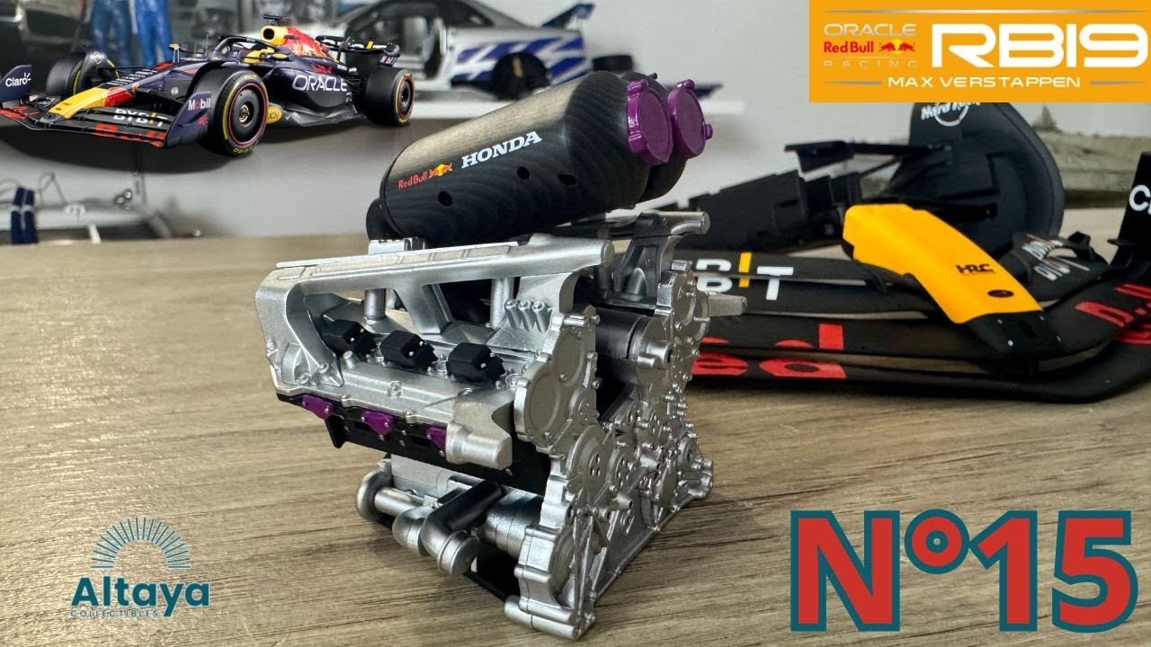 N°15 Construisez l’Oracle Red Bull Racing RB19 à l'échelle 1/8 ALTAYA