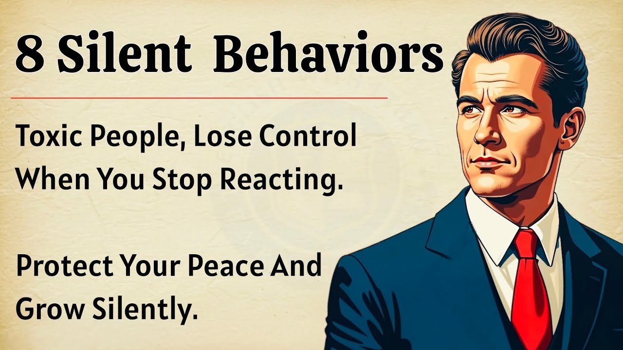 8 Behaviors That Make Toxic People Lose Control | Protect Your Peace & Grow Silently 🔥