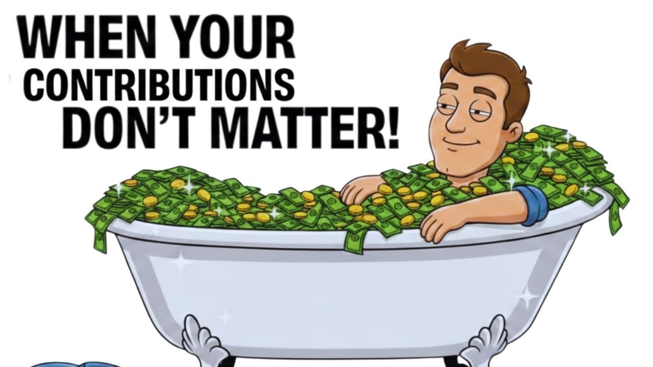 The EXACT Moment Your Investments Take Over (When Contributions Don't Matter!)