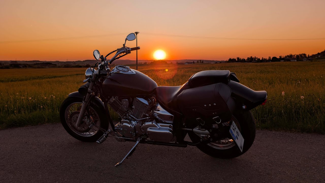 CHILL SUNSET RIDE | YAMAHA XVS 1100 DRAGSTAR | ONLY EXHAUST