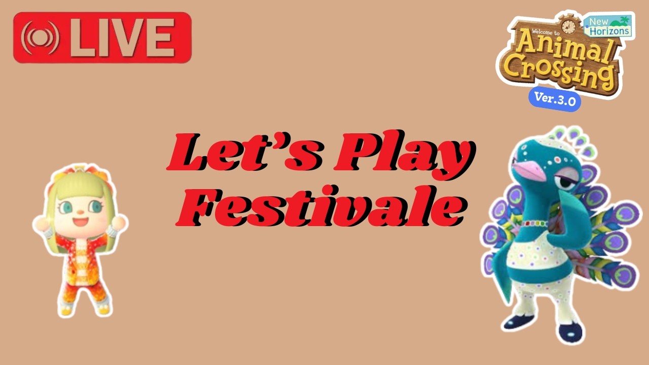 Let's Play the ACNH Festivale Event - LIVE
