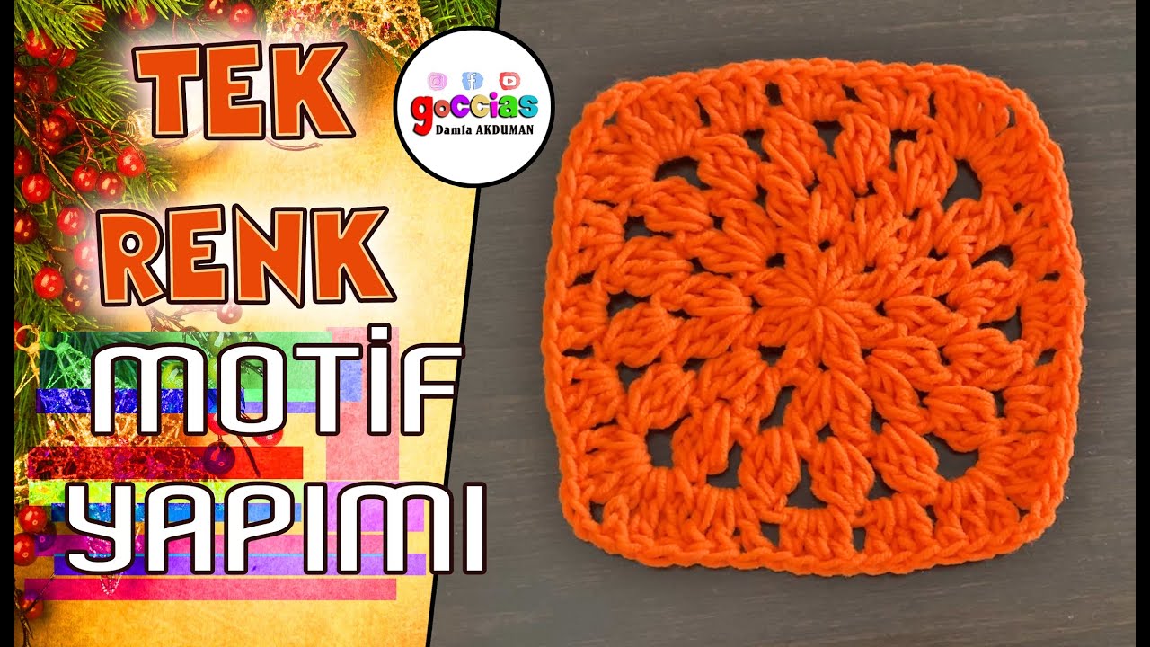 TEK RENK MOTİF YAPIMI