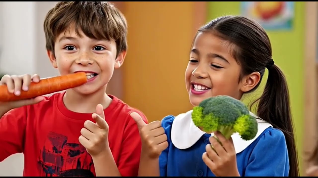 🥕 Veggie Song | Action Song for Babies & Toddlers | InfanTown