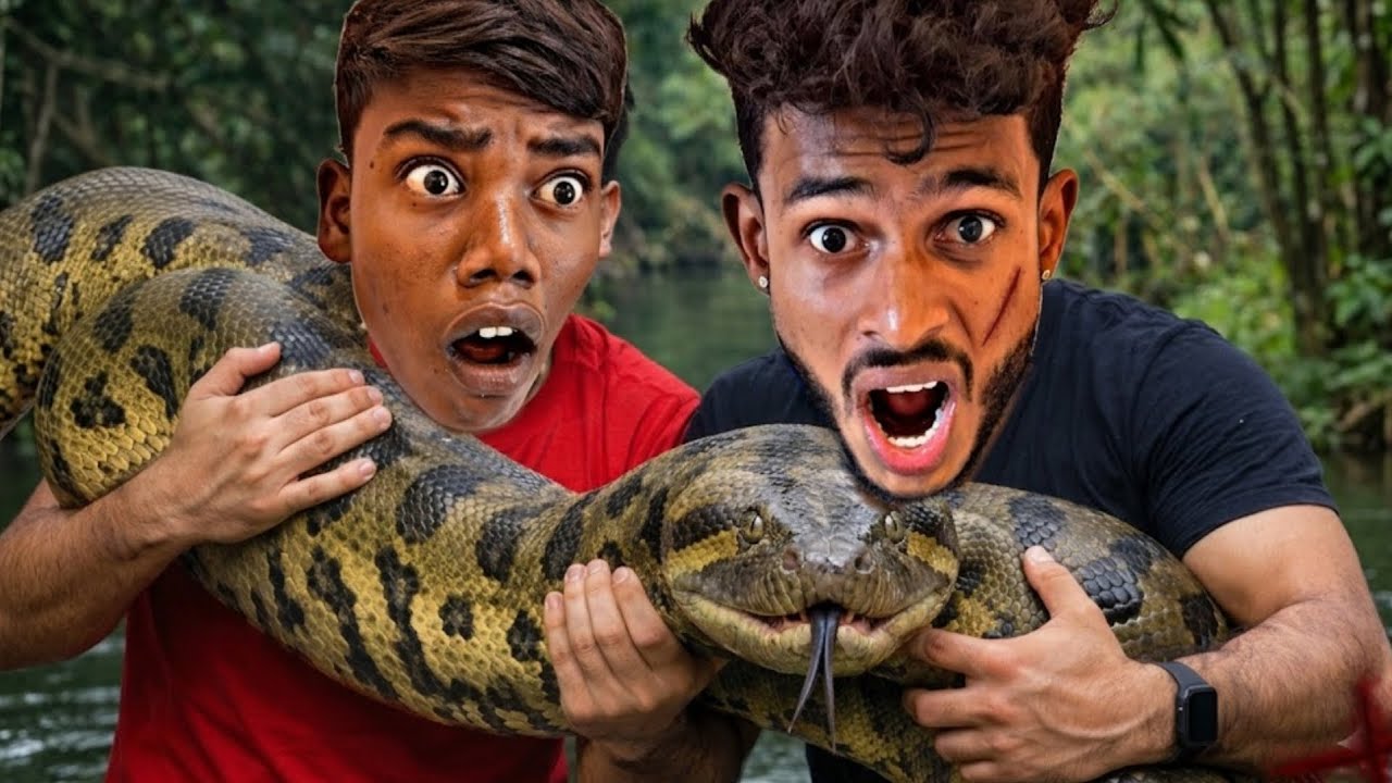 CHOTU FOUND ANACONDA ON HOUSE PART 4 | BIGEST ANACONDA ATTACK ON CHOTU #shorts @FACTFIREKING 