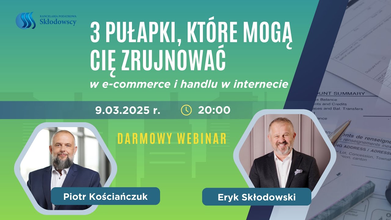 3 pułapki, które mogą Cię zrujnować w e-commerce i handlu w internecie || darmowy webinar