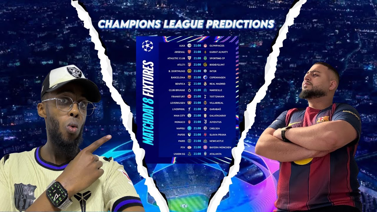 ARSENAL SMIDER POINT TIL MANCHESTER UNITED! | CHAMPIONS LEAGUE TOP 8 PREDICTIONS | BMS Podcast #Ep17