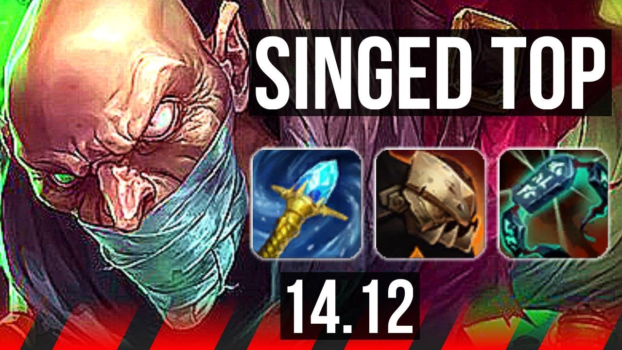 SINGED vs ILLAOI (TOP) | 36k DMG, 7/5/18 | EUW Diamond | 14.12