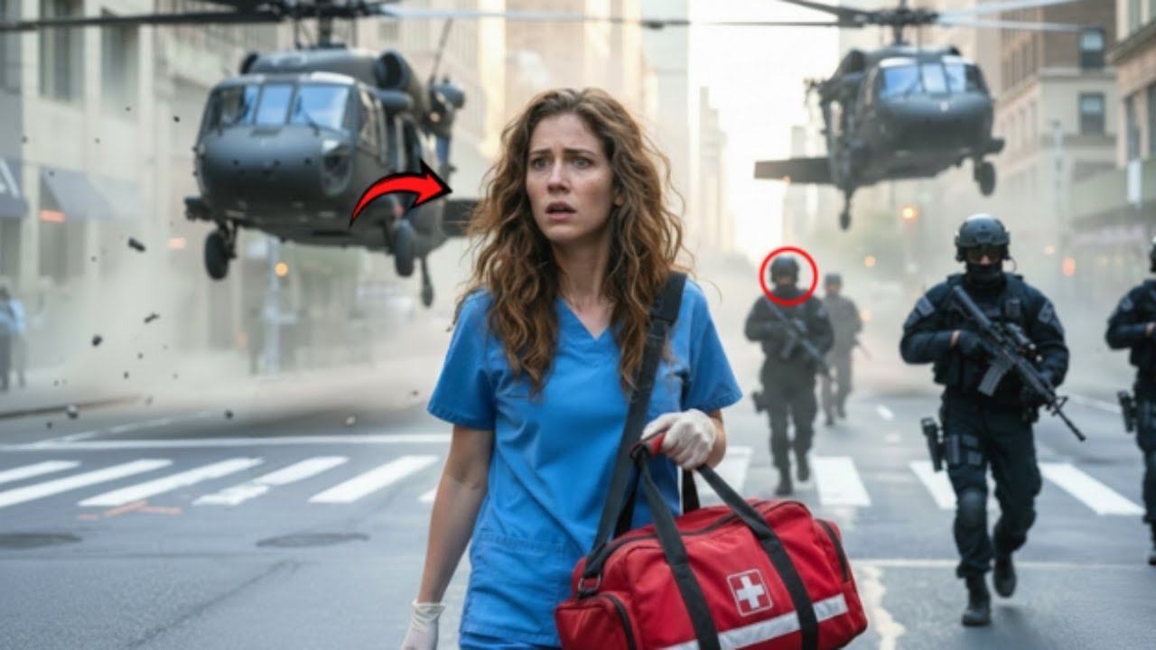 ROOKIE NURSE FIRED AND WALKING HOME — UNTIL TWO HELICOPTERS LANDED SHOUTING WHERE'S THE NURSE