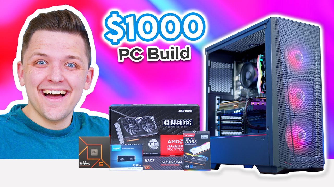 Best $1000 Gaming PC Build 2024! 👌 [Full Build Guide & Benchmarks]