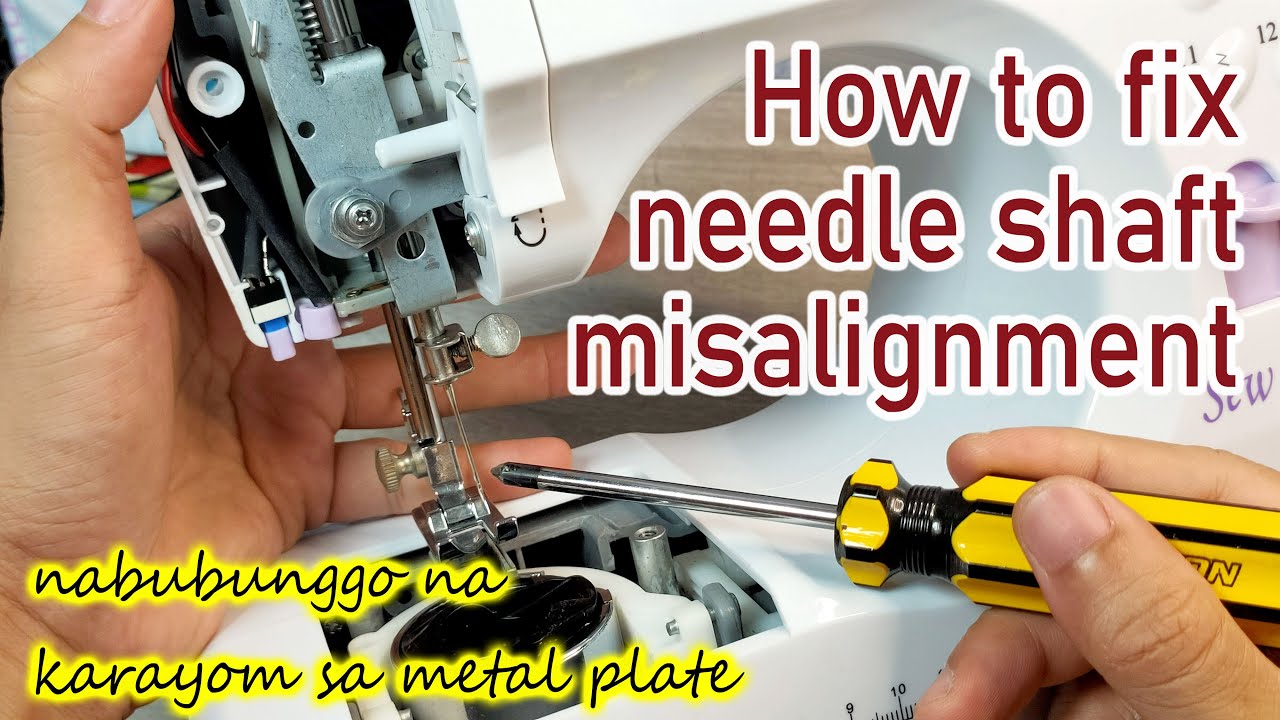 English Sub | How to fix needle bar misalignment for sew simple simple sewing machine