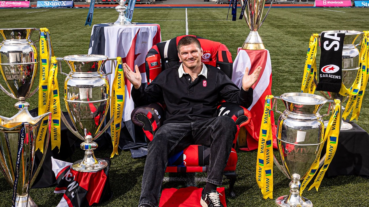 Owen Farrell's first day back at Saracens | The King is Home!