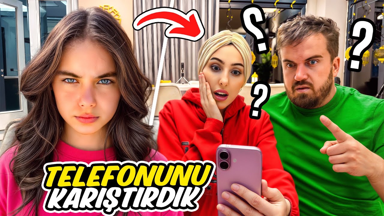 ELİF SİNEM&rsquo;İN TELEFONUNU KARIŞTIRDIK !! EYVAH YAKALANDIK !! 