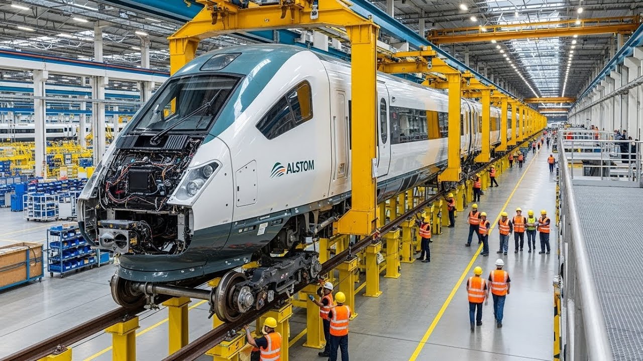 How Alstom Manufactures High-Speed Trains | Inside the French Railway Production (Full Process)
