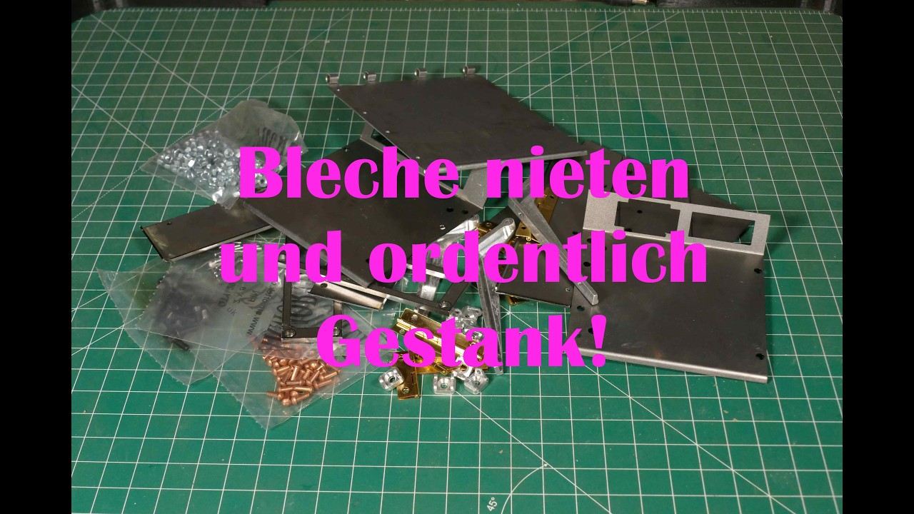 Bleche, Nieten und Grundierung am Tiger 131 (Armortek Bausatz 1/6)