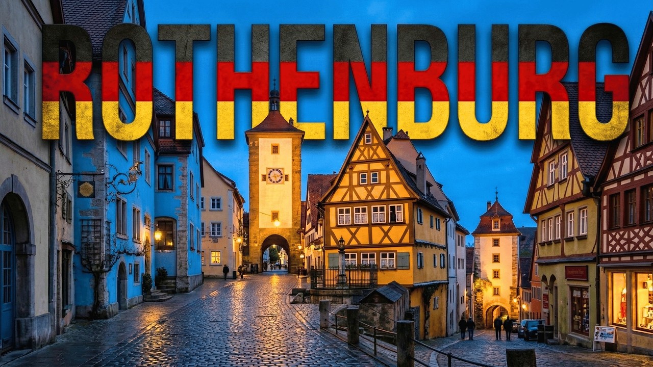 Germany's MOST VISITED Medieval Town Has Only 11,000 Residents &ndash; Rothenburg ob der Tauber 🇩🇪