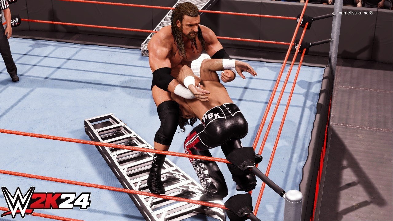 WWE 2k24 - Triple H '08 vs Shawn Michaels '07: Extreme Rules Match at Raw 