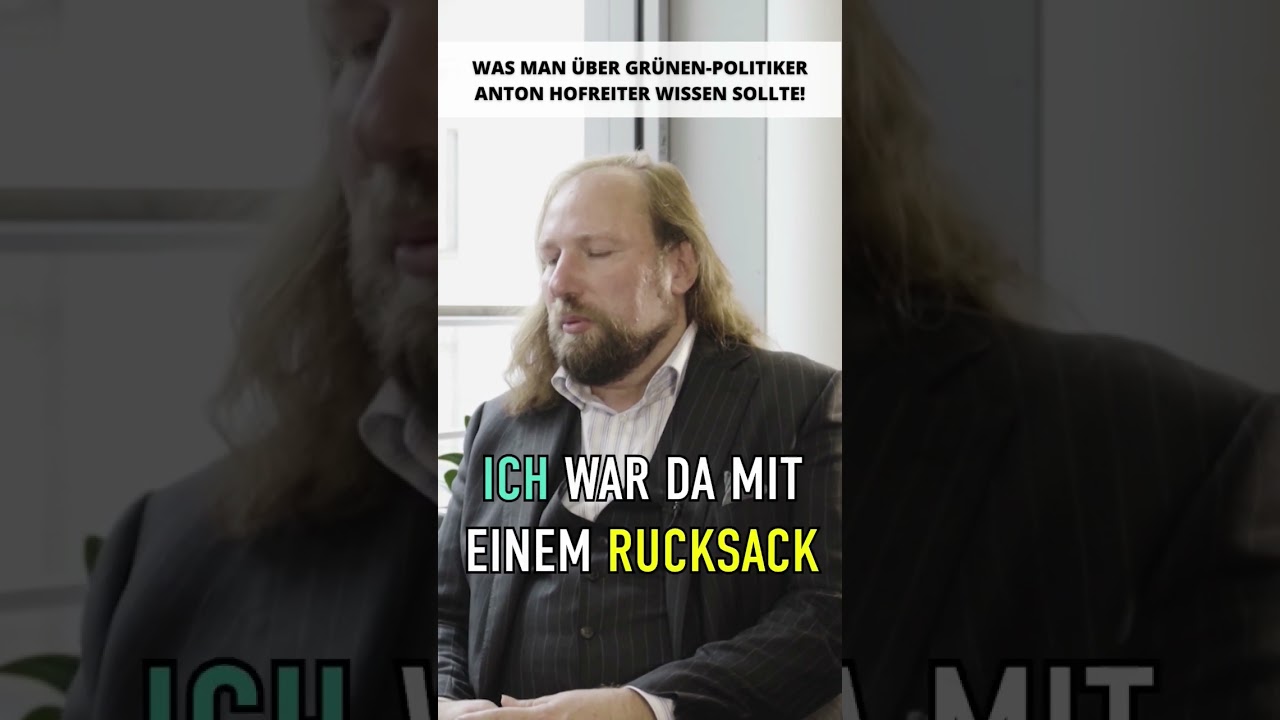 💡Was man &uuml;ber Anton Hofreiter wissen sollte! #politiktalk #fyp #zukunftsfragen&nbsp;#hofreiter
