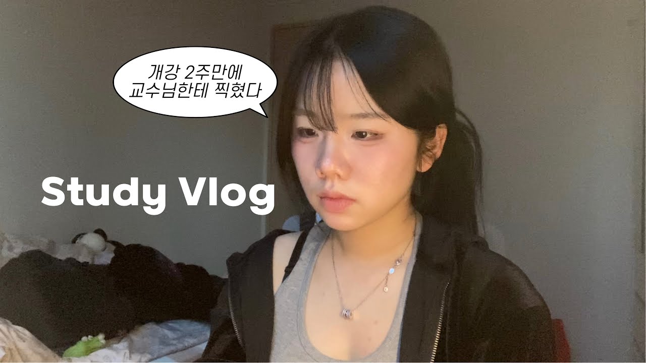 개강 2주만에 교수님한테 찍힌 대학생 브이로그🥵 | 48시간 밀착 공부•아이토키•영어꿀팁•회화•세종대학교•영상디자인•05년생•22살•VLOG