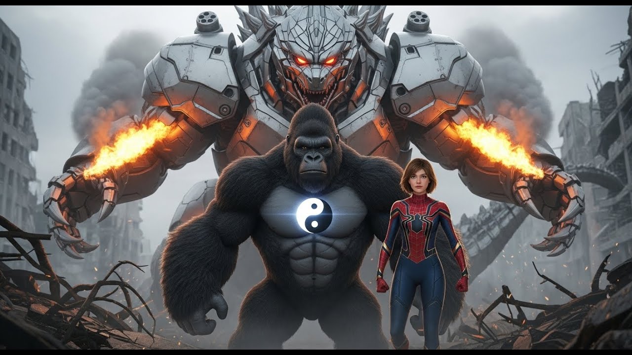 Epic Clash: Kingkong Asher vs Mechagodzilla to Save the World
