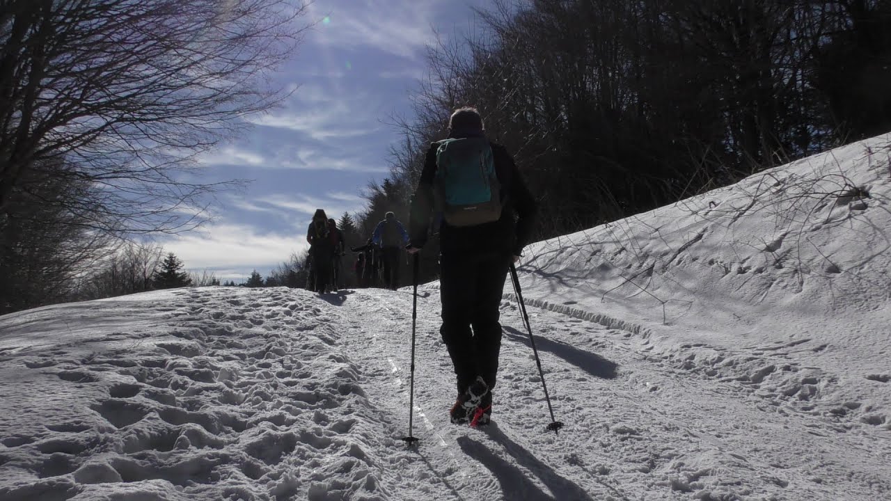 Escursione ad anello sulla neve dalle Balze al monte Fumaiolo 23-01-2022