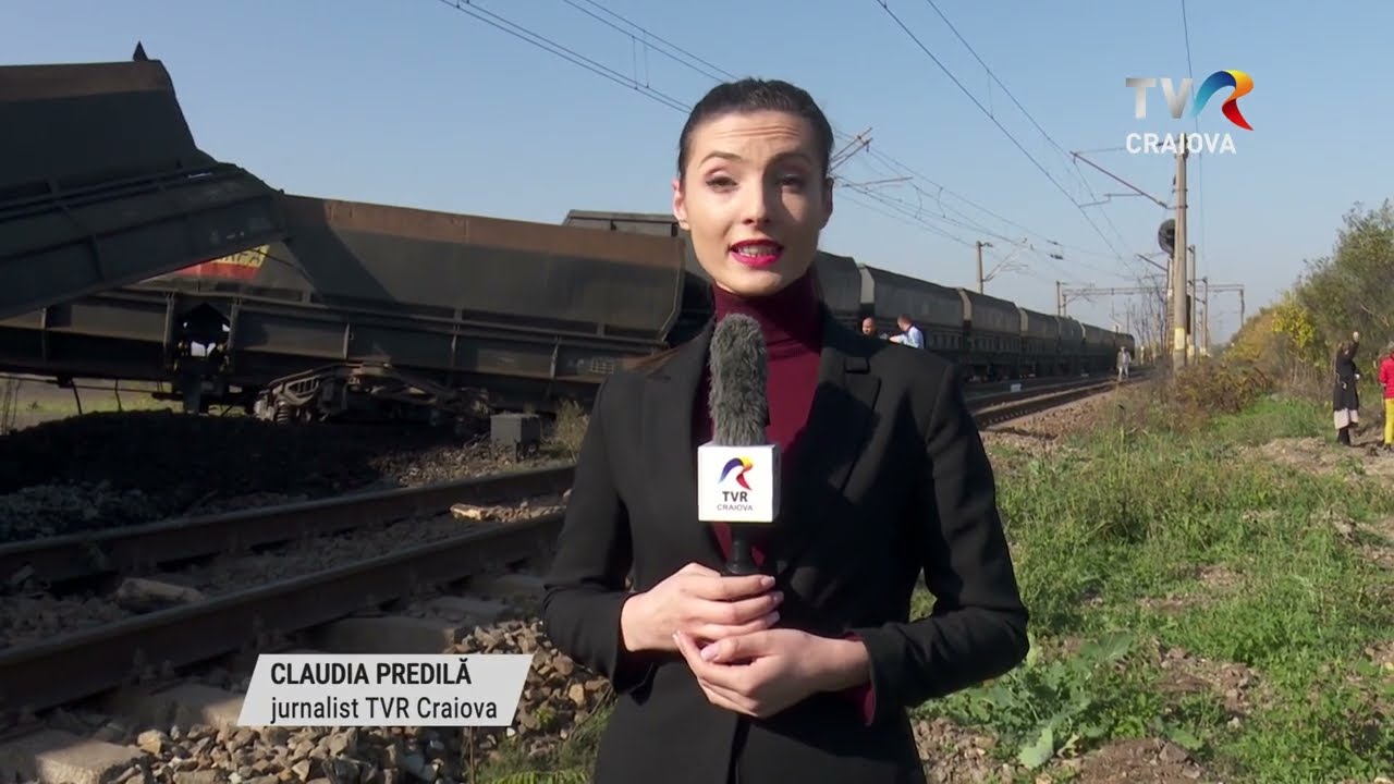 TREN CU CĂRBUNE DERAIAT ÎN DOLJ