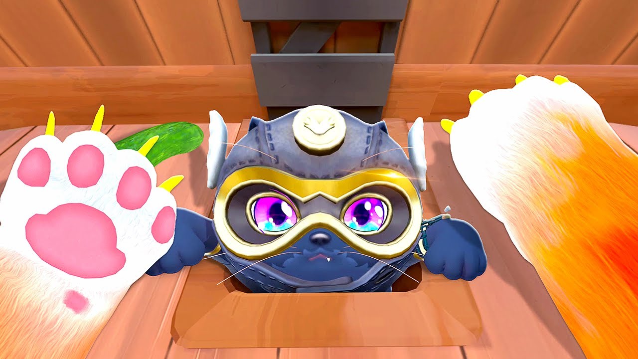 We Built the ULTIMATE Secret Base - I Am Cat VR (Multiplayer)