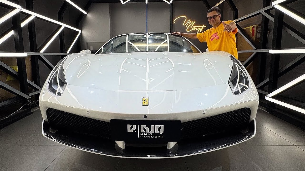 Customizando uma Ferrari 488 Spider. Projeto : Antunes Italian Ghost.  Parte 1 