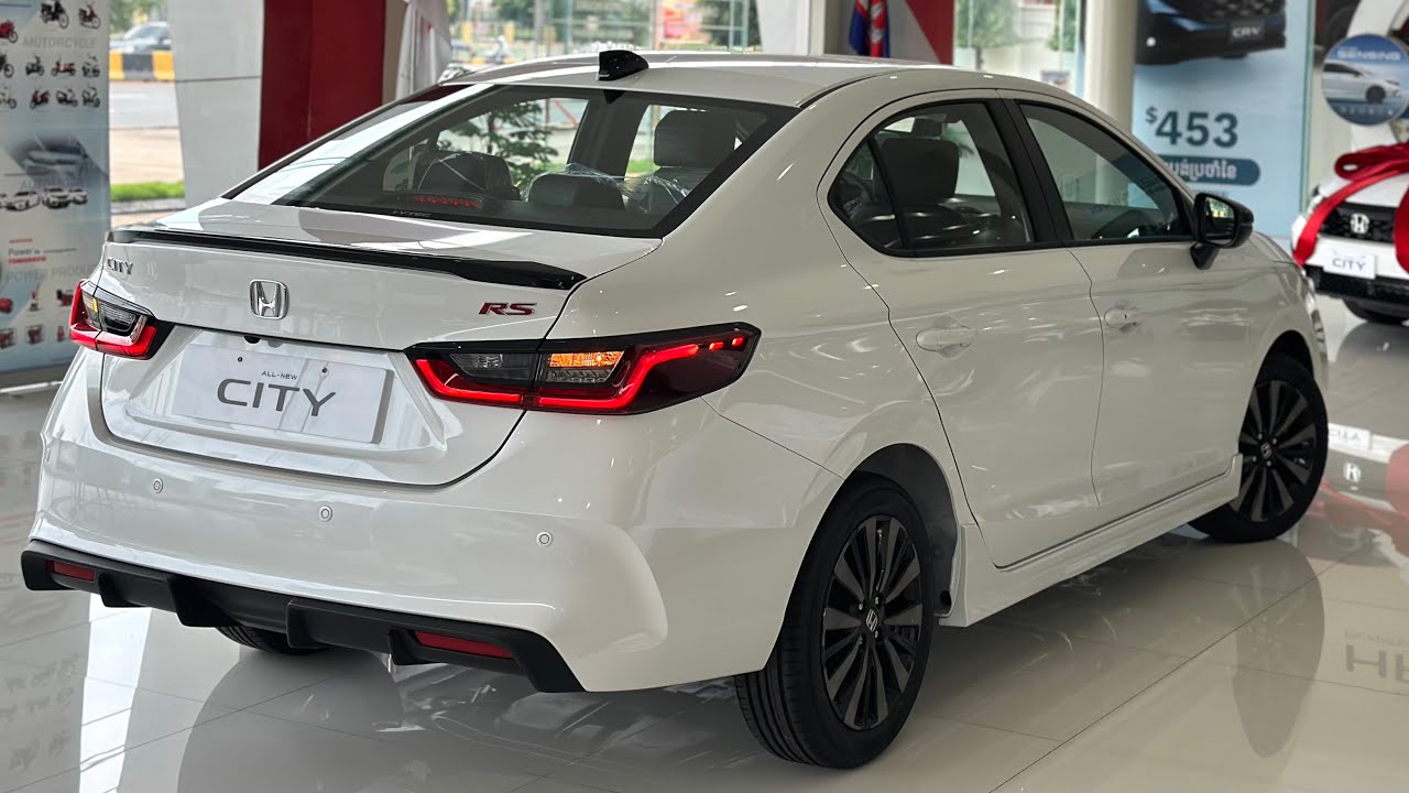 HONDA CITY RS Sedan 2025 года &mdash; Премиальный седан класса люкс &mdash; Обзор экстерьера и интерьера
