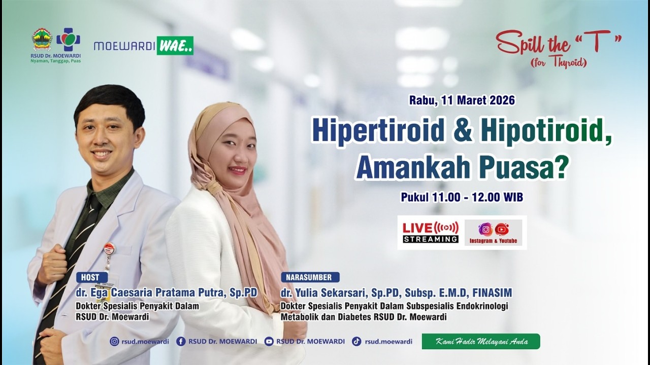Hipertiroid & Hipotiroid, Amankah Puasa | #spiltheT #moewardiwae