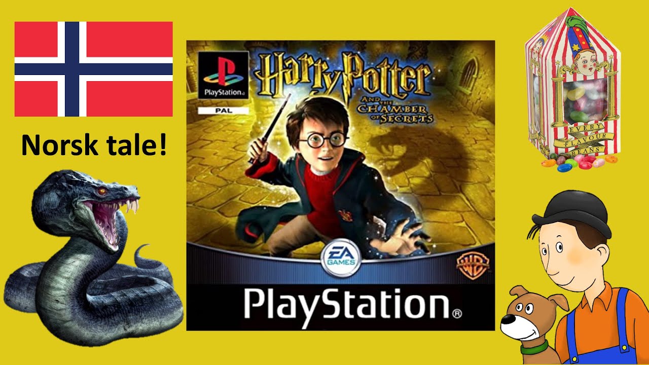 Harry Potter og Mysteriekammeret (PS1, Norsk tale, No commentary)