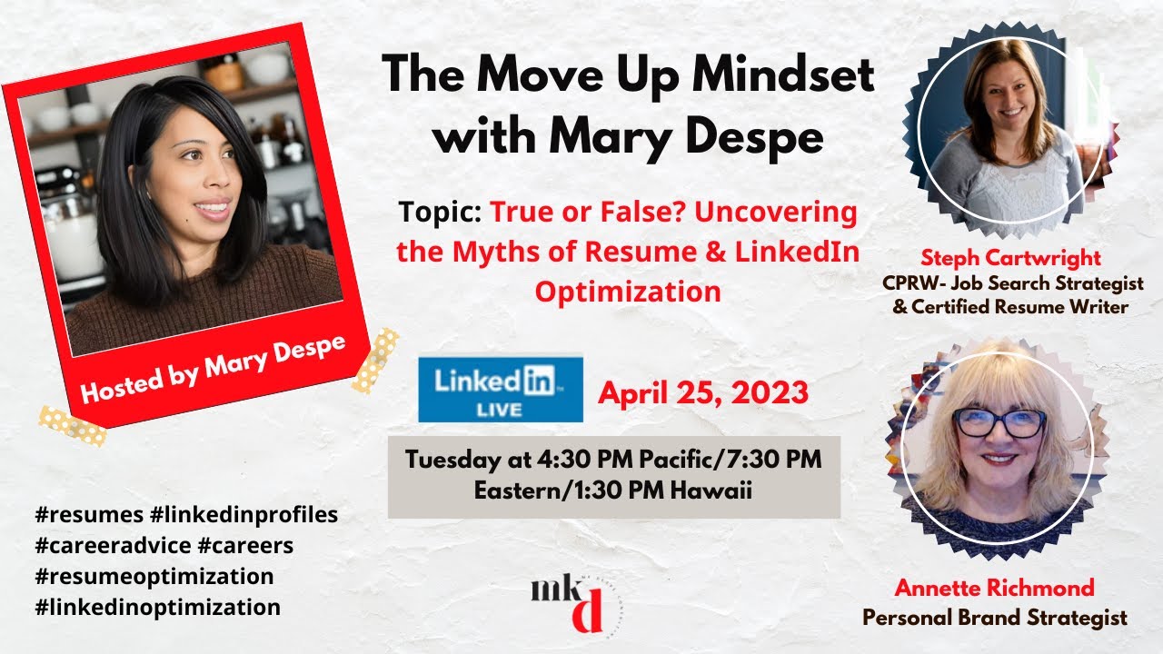 True or False? Uncovering the Myths of Resume & LinkedIn Optimization