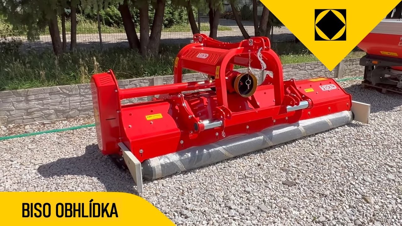 BISO obhlídka –  otočný čelní mulčovač VIGOLO MX2/R 200 – walkaround