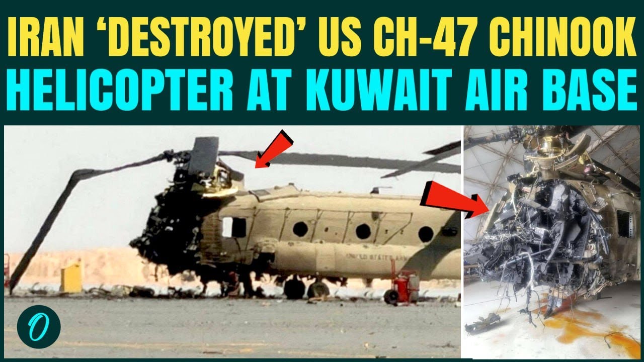 Иран уничтожил американский вертолет CH-47 Chinook в результате удара беспилотника в Кувейте; сам...