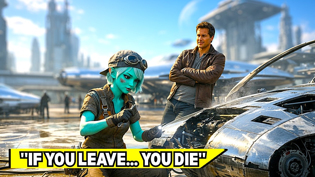 I Thought She Was Just a Cute Alien Mechanic… Until She Stopped Me From Leaving