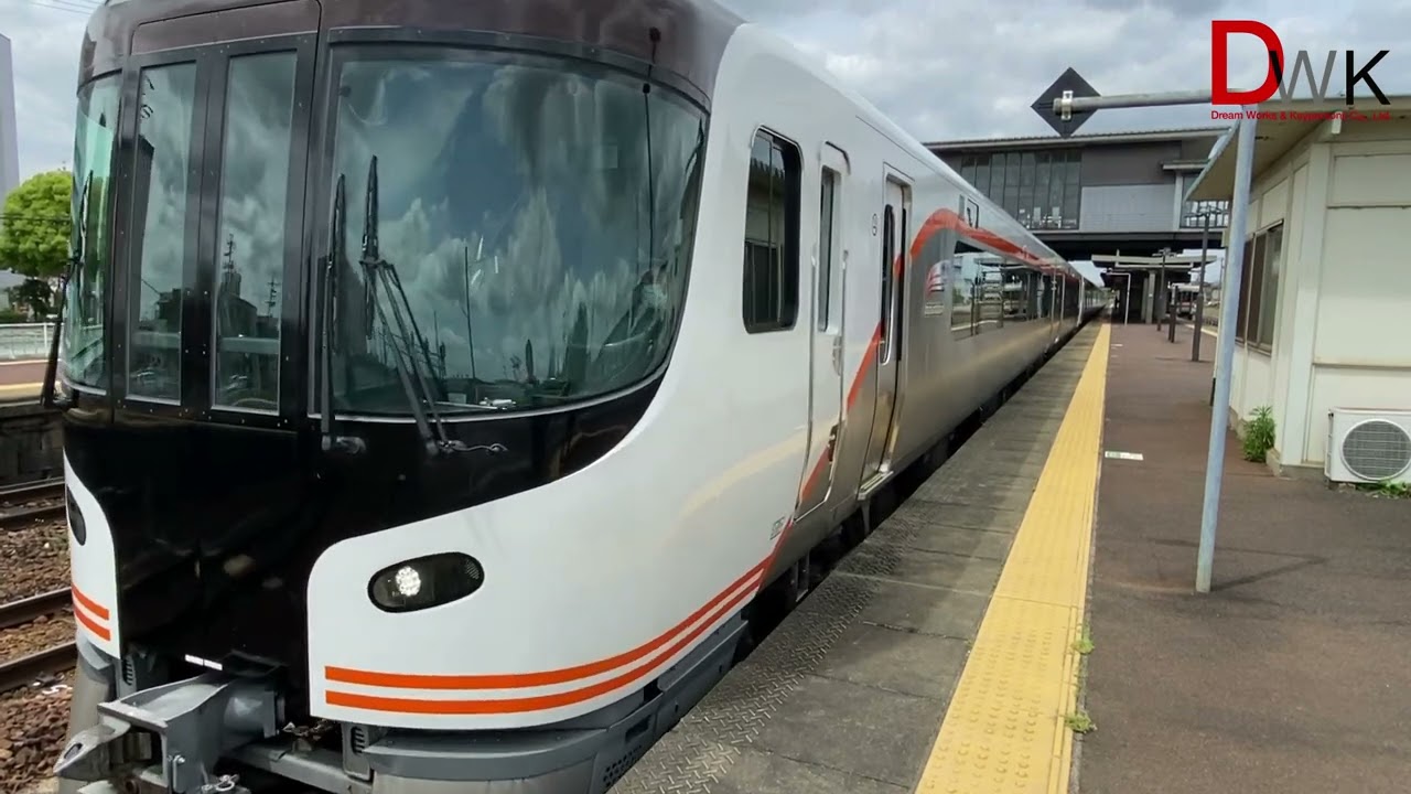 【大迫力】　HC85系　10連　美濃太田駅発車シーン