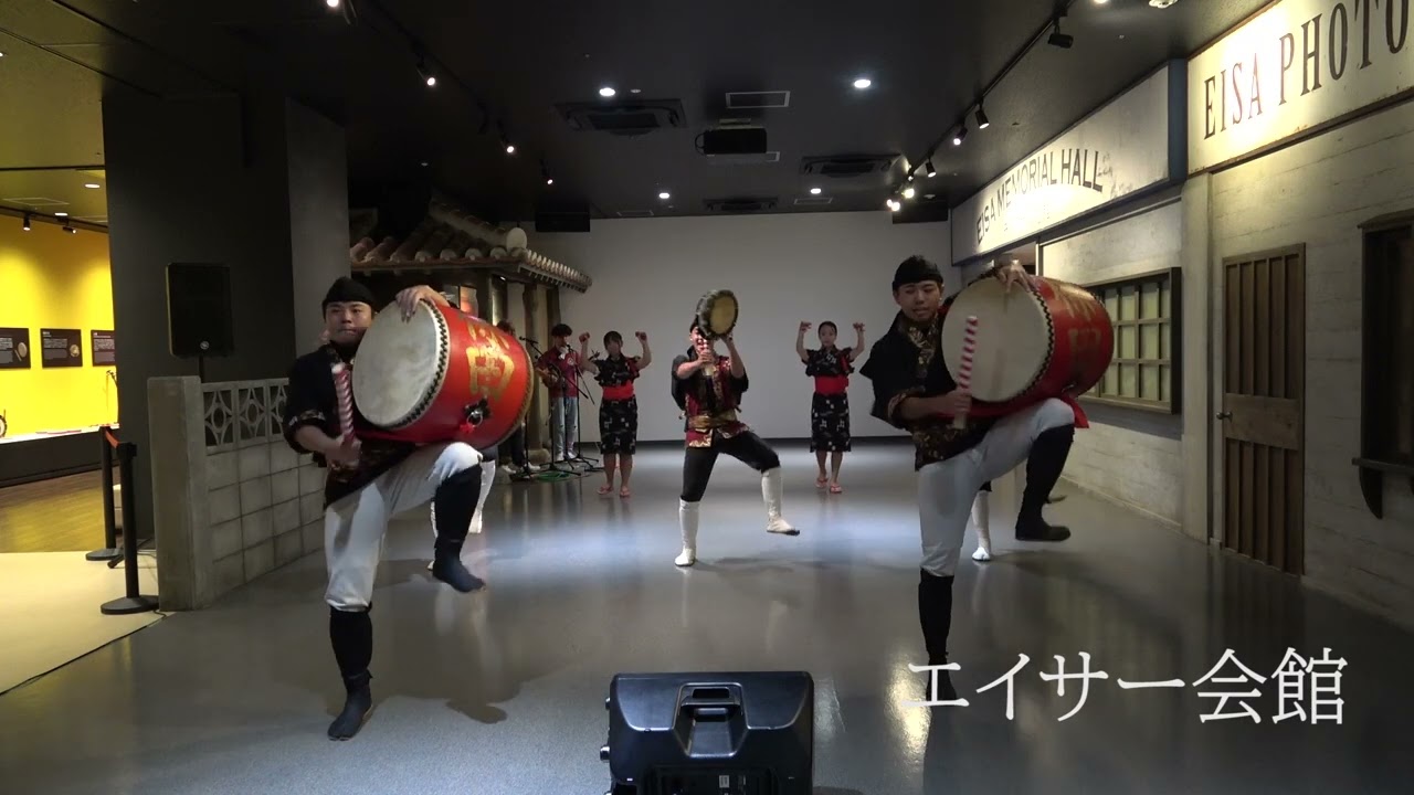 エイサー会館定期演舞　沖縄市久保田青年会