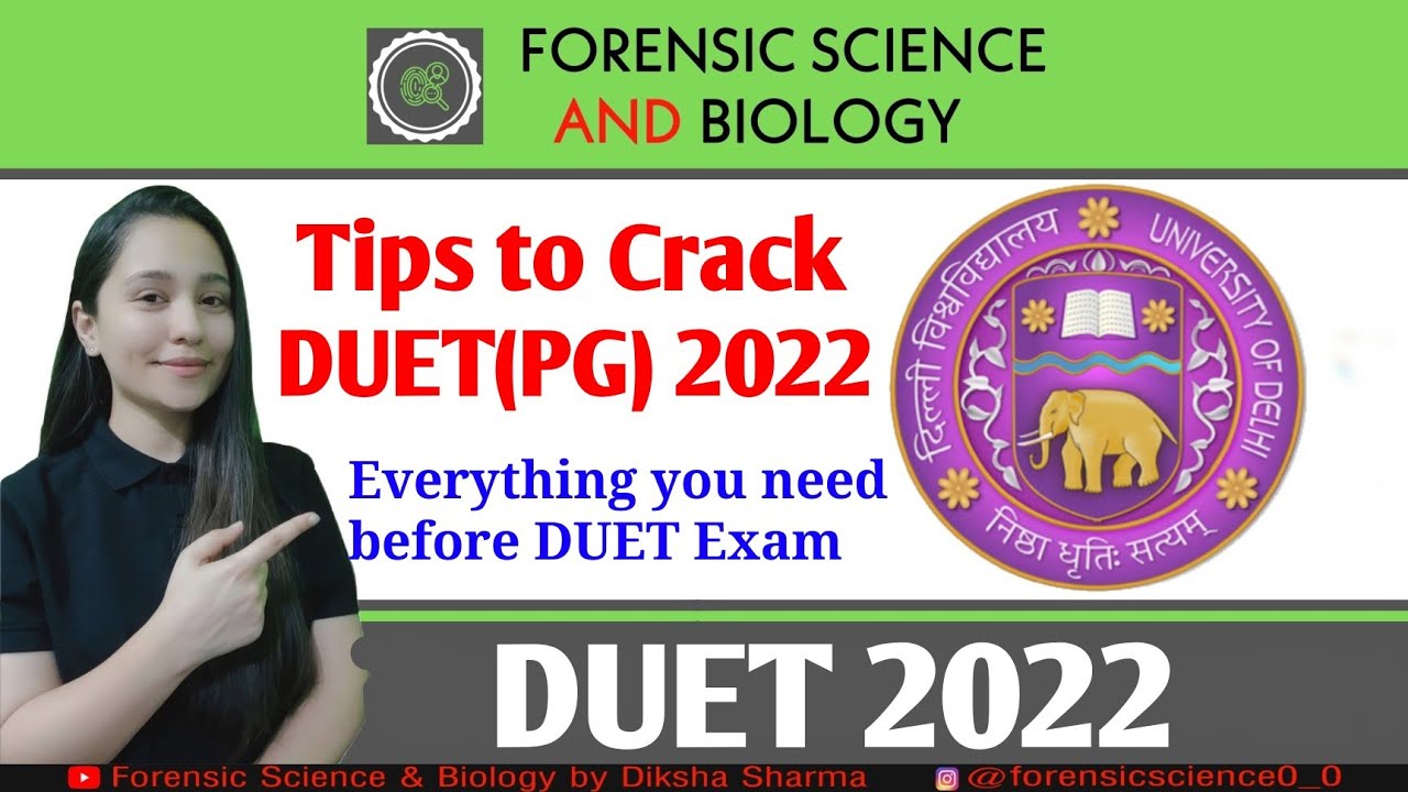 Tips to Crack DUET (PG) 2022 ||